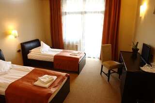Отель Hotel Transylvania Zalau Залэу Двухместный номер с 1 кроватью или 2 отдельными кроватями и балконом-3
